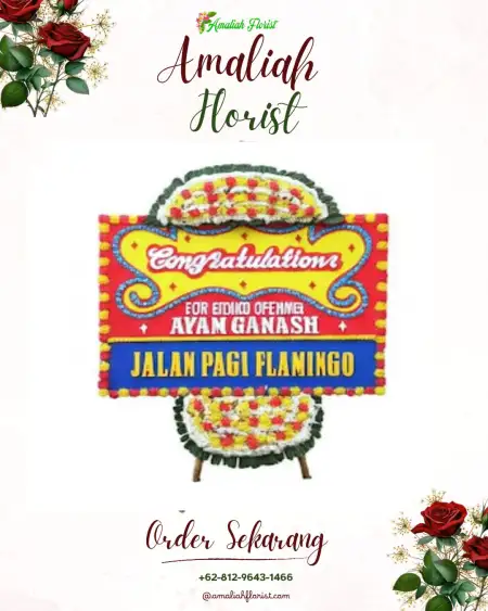 Sewa Papan Bunga Ujung Karang